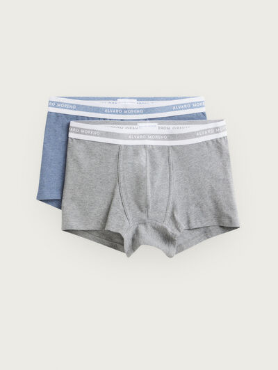 BOXER MELANGE GRIS