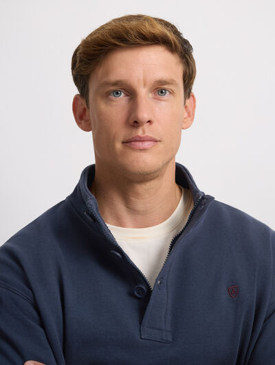 SUDADERA BRAX AZUL MARINO