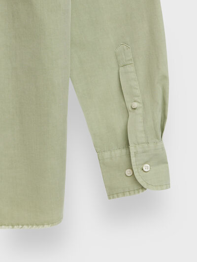 CAMISA POPELIN VERDE