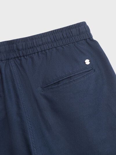 BERMUDA ESTRUCTURA LINO AZUL MARINO