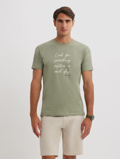 CAMISETA POSITIVE VERDE