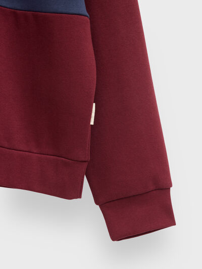 SUDADERA TOM BURDEOS