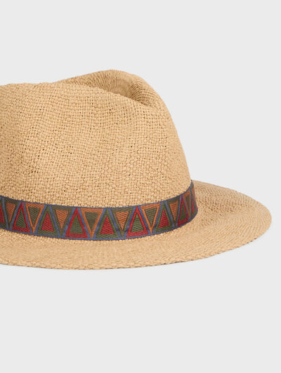 SOMBRERO PANAMA MARR&Oacute;N