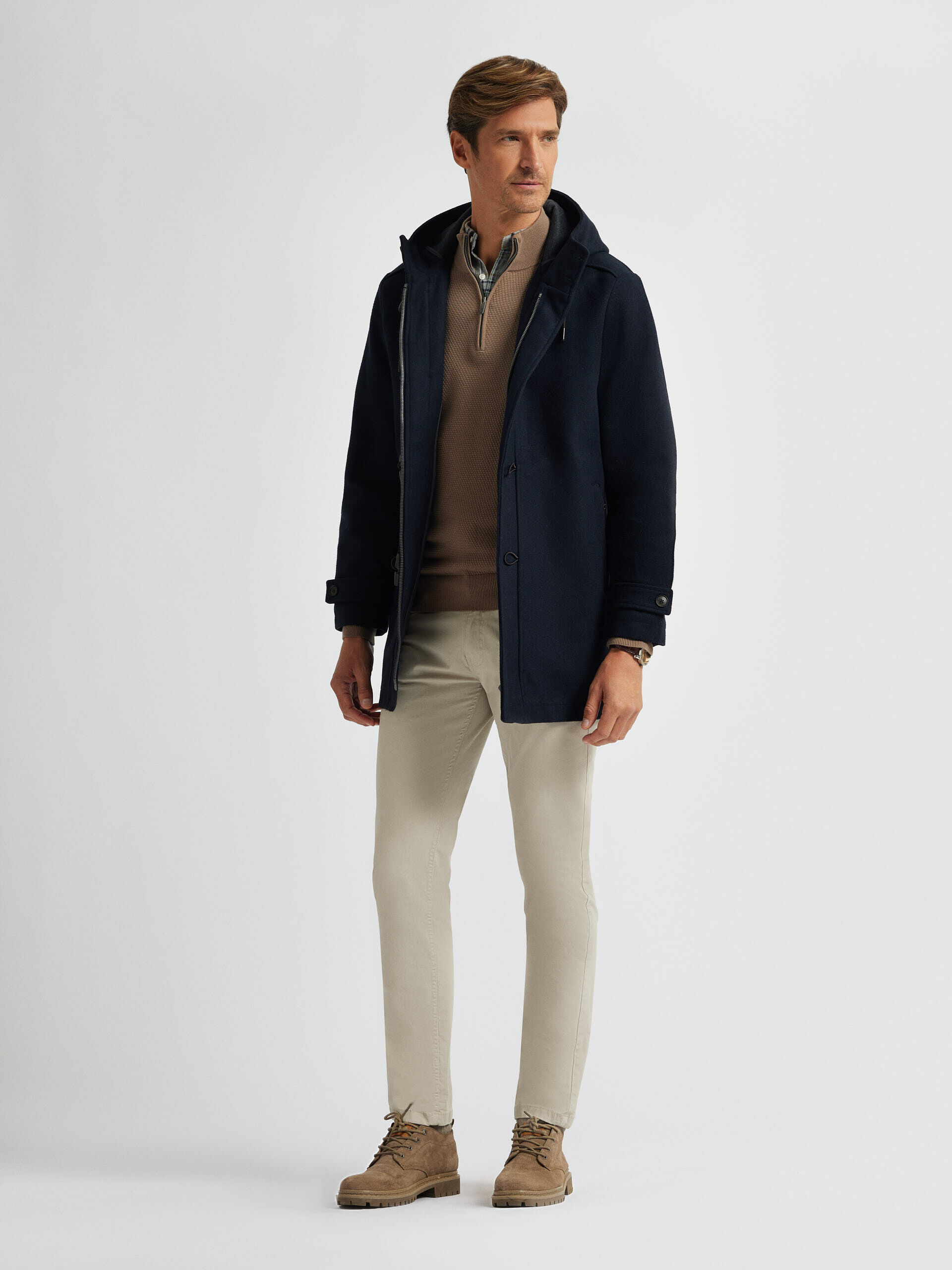 Trenca sales azul hombre