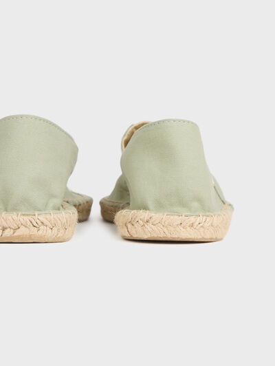 ESPADRILLES CANVAS VERDE