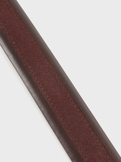 CINTURON PIEL COMBINDO MARRÓN