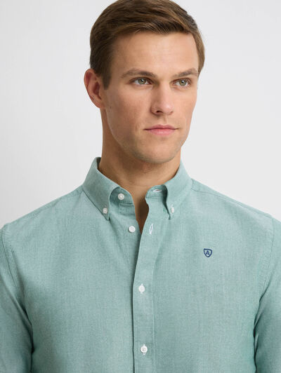 CAMISA OXFORD SOLID VERDE