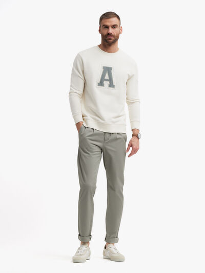 SUDADERA MOMENTUM BLANCO