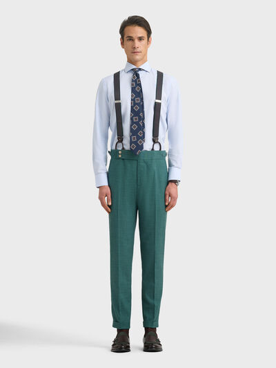 PANTALON MONACO FIL A FIL VERDE