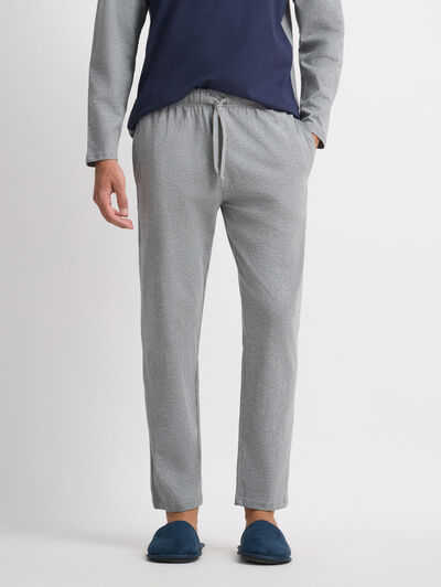 PIJAMA BLOQUE GRIS