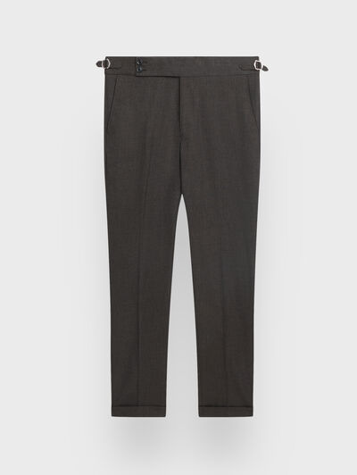 PANTALONES CAPOLUNGO BROWN MARR&Oacute;N