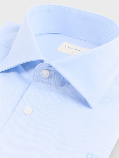 CAMISA DIAGONAL ROMA CELESTE