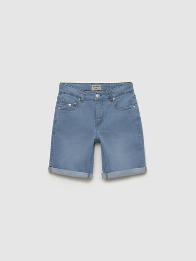 BERMUDA DENIM ROLL KIDS CELESTE