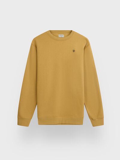 SUDADERA BASICA MOSTAZA