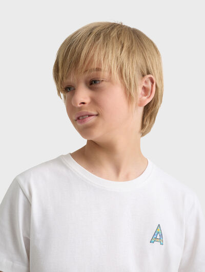 CAMISETA ETNICA KIDS BLANCO
