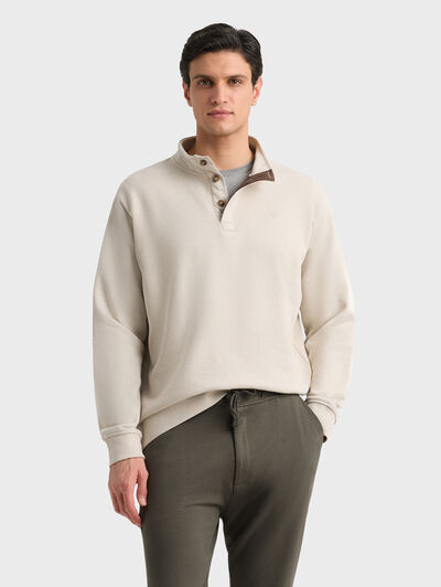 SUDADERA WANDER BEIGE