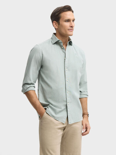 CAMISA POPELIN VERDE