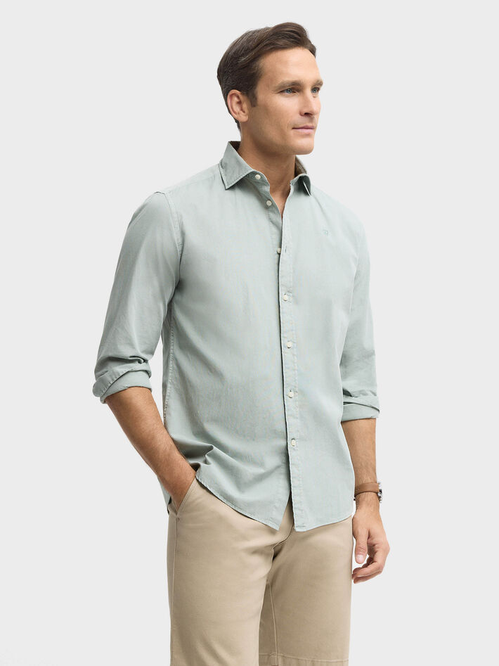 CAMISA POPELIN VERDE