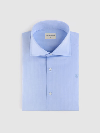 CAMISA VESTIR HERRINGBONE