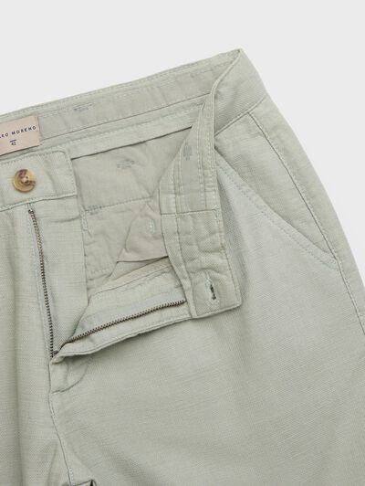 BERMUDA TINTADA AZUL