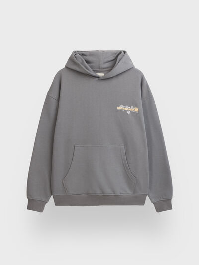 SUDADERA REMEMBER GRIS