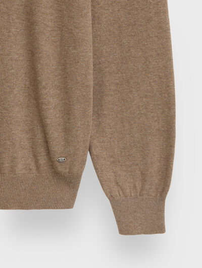 JERSEY BUTTON COLLAR