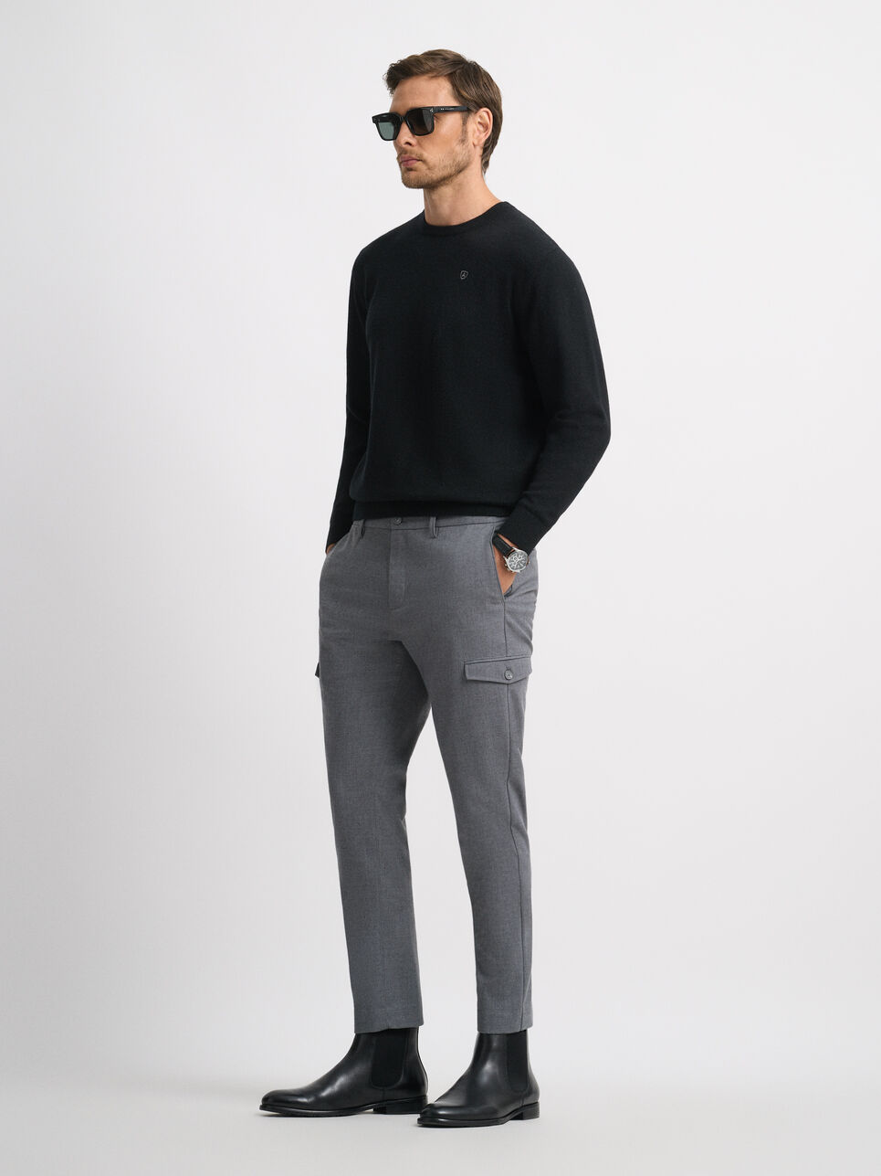 PANTALON CARGO FRANELA