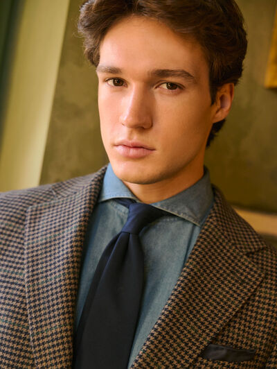 AMERICANA HOUNDSTOOTH TWIST VERDE