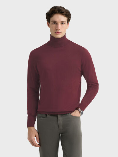 JERSEY CUELLO VUELTO BURDEOS