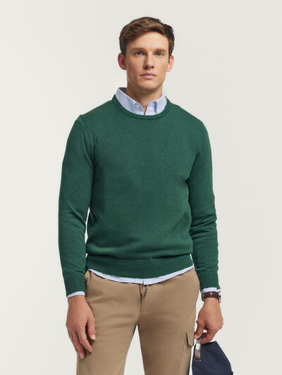 JERSERY ROUND NECK TRENDY VERDE