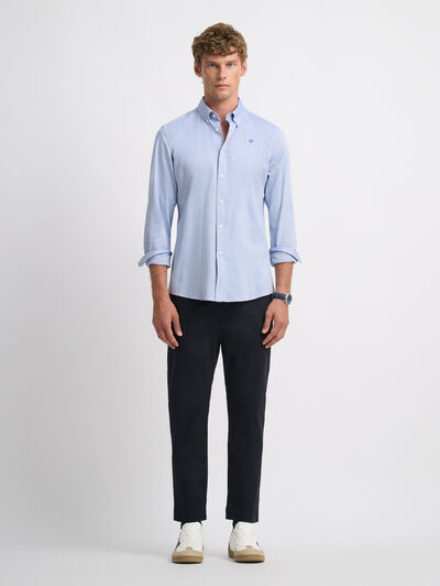 CAMISA NIDO AZUL MARINO