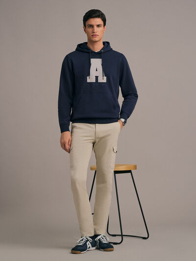 SUDADERA MOMENT AZUL MARINO