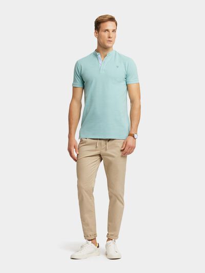 POLO RUSSET VERDE AGUA