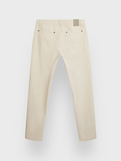 PANTALON 5 BOLSILLOS CRUDO