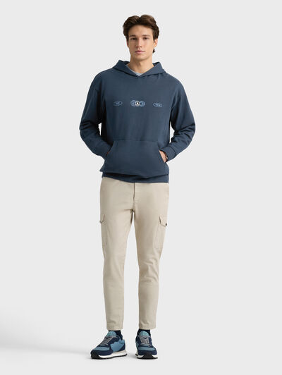 SUDADERA START AZUL MARINO