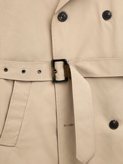 GABARDINA TRENCH BEIGE