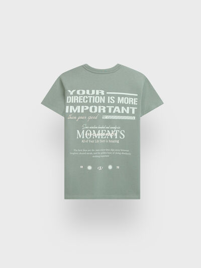 CAMISETA DIRECTION KIDS VERDE