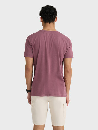 CAMISETA MELANGE ROSA