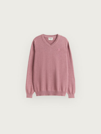 JERSEY V-NECK KIDS VIOLETA