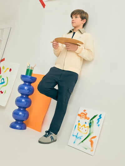 CAZADORA COLLINS KIDS CRUDO