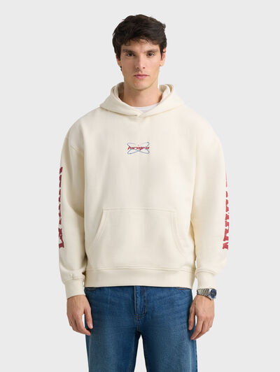 SUDADERA HAPPY BEIGE