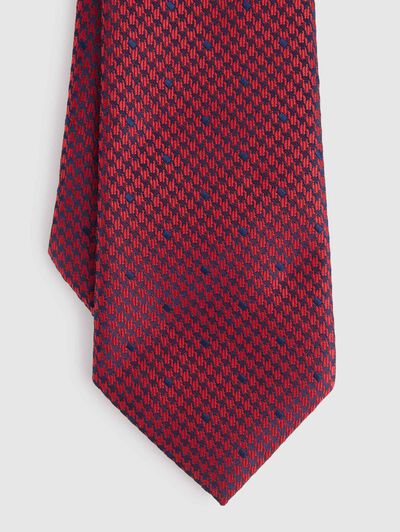 CORBATA JACQUARD MF ROJO