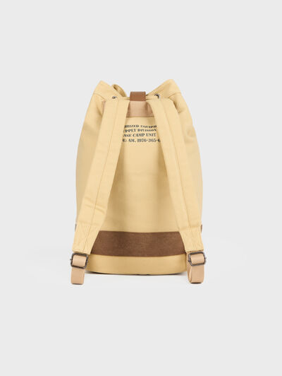 MOCHILA MILITARY BEIGE