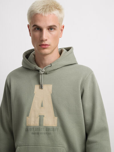 SUDADERA MOMENT VERDE