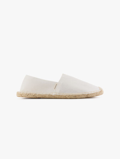 ESPADRILLES CHAMBRAY BLANCO
