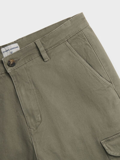 PANTALON CARGO ELVIS VERDE