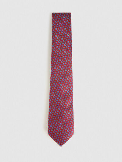 CORBATA JACQUARD MF ROJO
