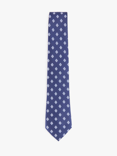 CORBATA JACQUARD MF AZUL