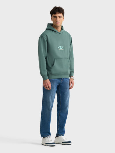SUDADERA DIMENSION VERDE