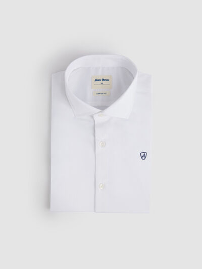 CAMISA COMFORT FIL A FIL KIDS BLANCO